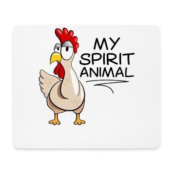 Poulets cadeau Drôle sort poule élevage - Tapis de souris (format paysage) - blanc - Devant