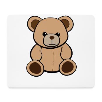 Teddy Bear Teddy Plush Bear Cuddly Toy Gift - Mouse Pad (horizontal) - white - Front