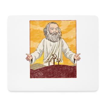 Énonciation socialiste drôle au sujet du socialisme ! - Tapis de souris (format paysage) - blanc - Devant