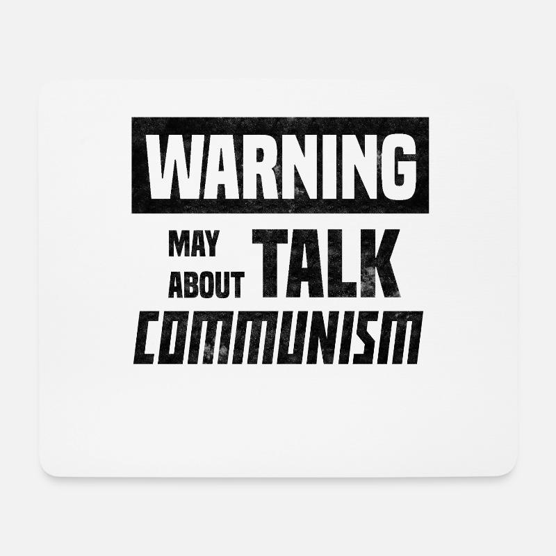 Lustiger Sozialistischer Spruch über Sozialismus! - Mousepad (Querformat) - Weiß