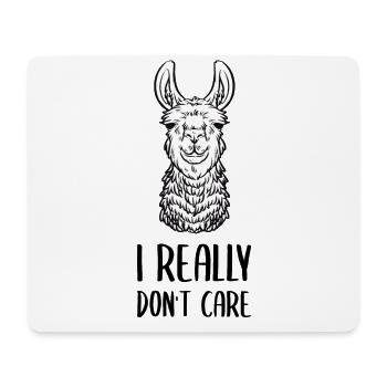 Funny llama saying about animals from South America! - Mouse Pad (horizontal) - white - Front