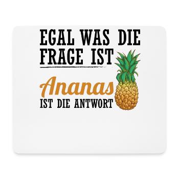 Ananas Lustiger Spruch Sommer Frucht Geschenkidee - Mousepad (Querformat) - Weiß - Vorne