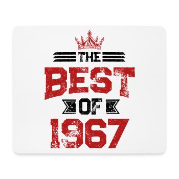 1967 best of - Mousepad (Querformat) - Weiß - Vorne