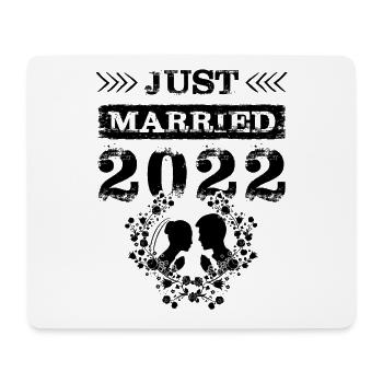 Just Married 2022 - Mouse Pad (horizontal) - white - Front