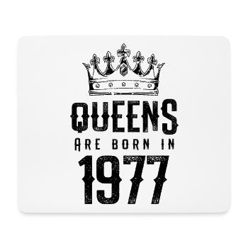 born in 1977 - Mouse Pad (horizontal) - white - Front