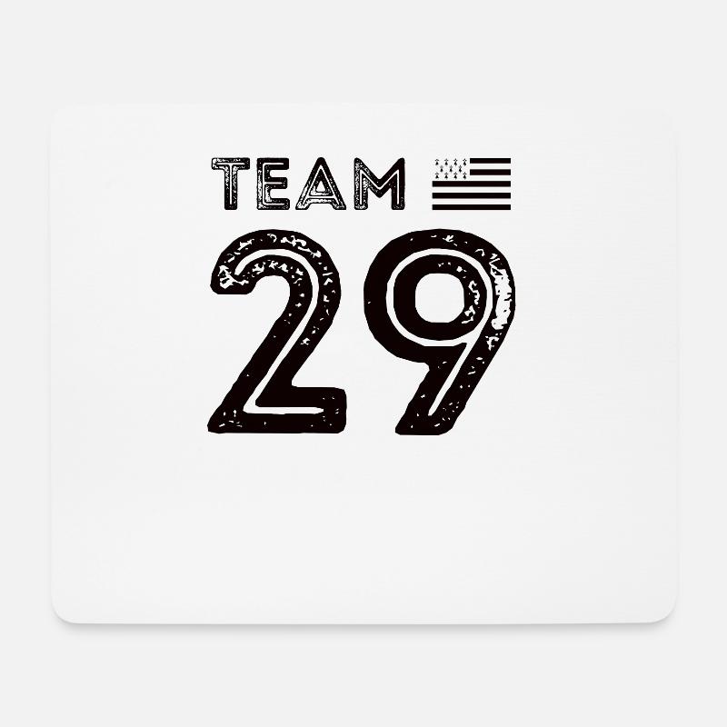 Team 29 Abteilung Finistère Bretagne - Mousepad (Querformat) - Weiß