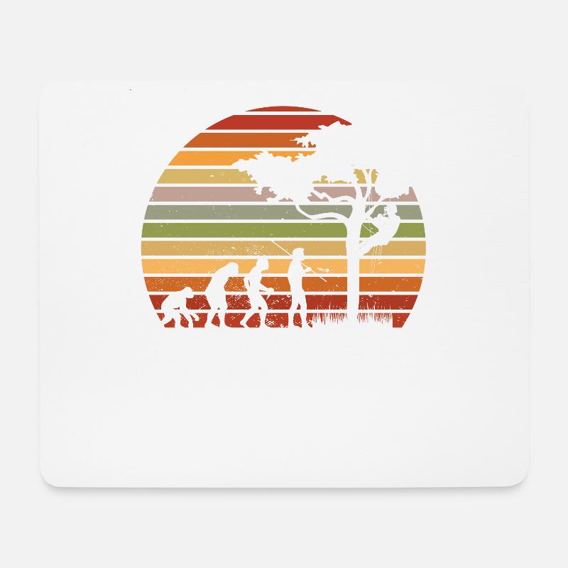 Entwicklung der Baumpfleger - Mousepad (Querformat) - Weiß