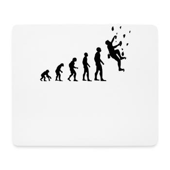 Kletterer Evolution Kletterwand Kletterhalle - Mousepad (Querformat) - Weiß - Vorne