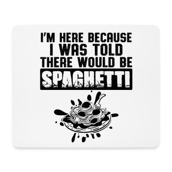 spaghetti pasta - Mousepad (Querformat) - Weiß - Vorne