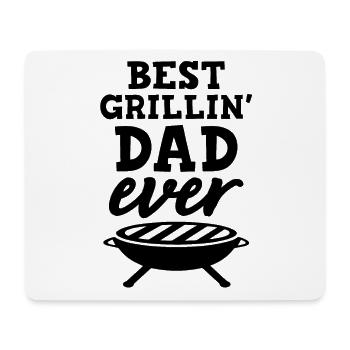 griller papa papa - Tapis de souris (format paysage) - blanc - Devant