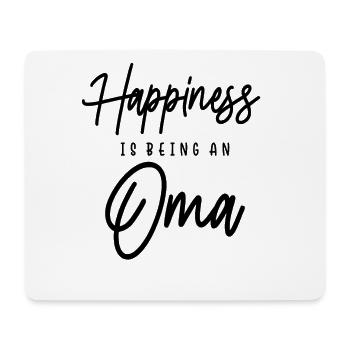 Womens Happiness Is Being an Oma - Mothers Day - Mouse Pad (horizontal) - white - Front
