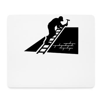 Roofing Profession Training Craftsman Gift - Mouse Pad (horizontal) - white - Front