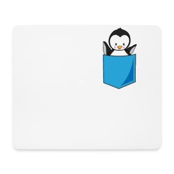 Pinguin Brusttasche Print Seevogel Geschenk - Mousepad (Querformat) - Weiß - Vorne