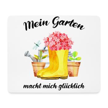 Garten Spruch Gärtner Hobbygärtner Geschenkidee - Mousepad (Querformat) - Weiß - Vorne