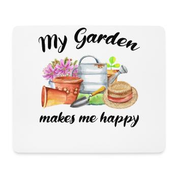Garten Spruch Gärtner Hobbygärtner Geschenkidee - Mousepad (Querformat) - Weiß - Vorne