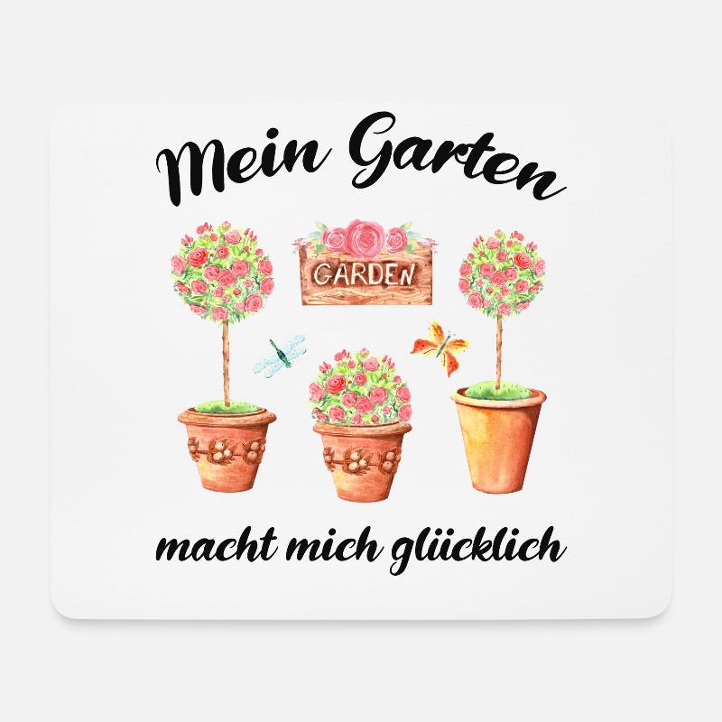 Garten Spruch Gärtner Hobbygärtner Geschenkidee - Mousepad (Querformat) - Weiß
