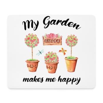 Garten Spruch Gärtner Hobbygärtner Geschenkidee - Mousepad (Querformat) - Weiß - Vorne