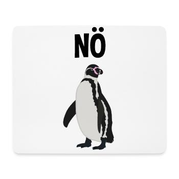 Böser Pinguin Nö Lustiger Spruch Geschenk - Mousepad (Querformat) - Weiß - Vorne