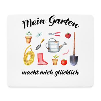 Garten Spruch Gärtner Hobbygärtner Geschenkidee - Mousepad (Querformat) - Weiß - Vorne