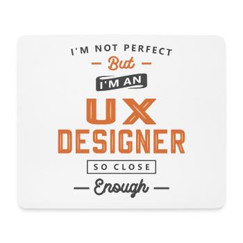 UX Designer Funny Job Title Profession - Mouse Pad (horizontal) - white - Front