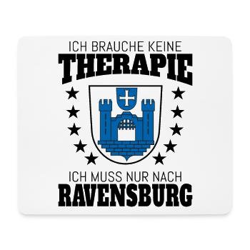 Ravensburg Thérapie Ravensburger Haute-Souabe - Tapis de souris (format paysage) - blanc - Devant