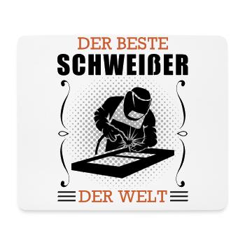 Schweißer Beruf Schweißgerät Handwerker Geschenk - Mousepad (Querformat) - Weiß - Vorne