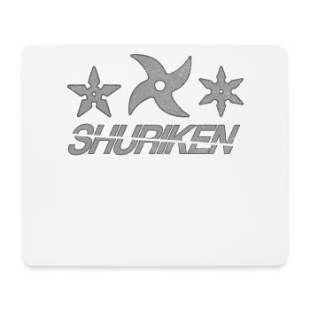 Shuriken Ninja Martial Arts Traditional Asia - Mouse Pad (horizontal) - white - Front
