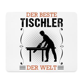 Tischler Beruf Schreiner Handwerker Geschenk - Mousepad (Querformat) - Weiß - Vorne
