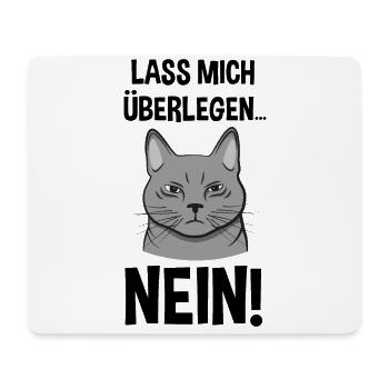Böse Katze Lustiger Spruch Sarkasmus Geschenk - Mousepad (Querformat) - Weiß - Vorne
