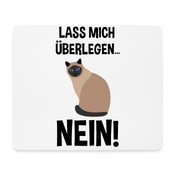 Böse Katze Lustiger Spruch Sarkasmus Geschenk - Mousepad (Querformat) - Weiß - Vorne