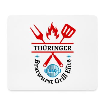 Thüringen-Thüringer Bratwurst Grill Elite - Mousepad (Querformat) - Weiß - Vorne