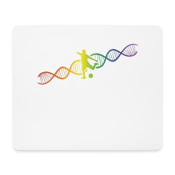 DNA Helix Rainbow Genetics Football Colorful - Mouse Pad (horizontal) - white - Front