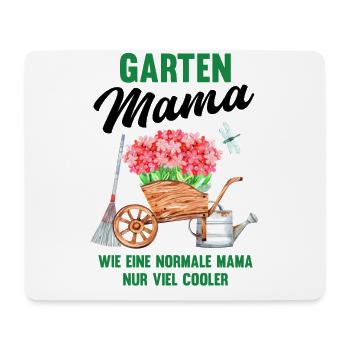 Garten Mama Lustiger Spruch Geschenk Damen - Mousepad (Querformat) - Weiß - Vorne
