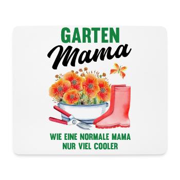 Garten Mama Lustiger Spruch Geschenk Damen - Mousepad (Querformat) - Weiß - Vorne