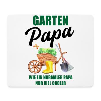 Garten Papa Lustiger Spruch Geschenk Herren - Mousepad (Querformat) - Weiß - Vorne