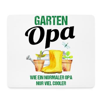 Garten Opa Lustiger Spruch Geschenk Herren - Mousepad (Querformat) - Weiß - Vorne