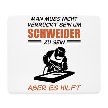 Schweißer Lustiger Spruch Handwerker Geschenk - Mousepad (Querformat) - Weiß - Vorne