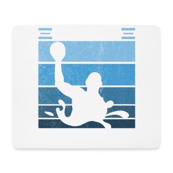 Wasserball Chlor ist mein Parfum Schwimmbad - Mousepad (Querformat) - Weiß - Vorne