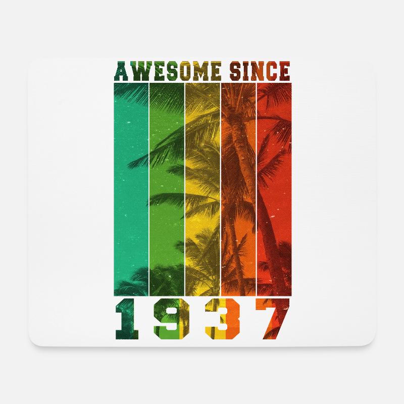 Awesome Since 1937 - Mouse Pad (horizontal) - white