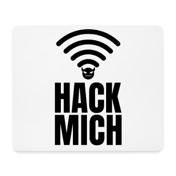 Hack Mich Sex Sprüche Versaute Sprüche - Mousepad (Querformat) - Weiß - Vorne