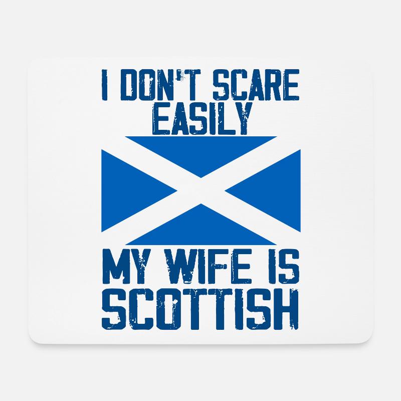 Scottish husband Scotland - Mouse Pad (horizontal) - white