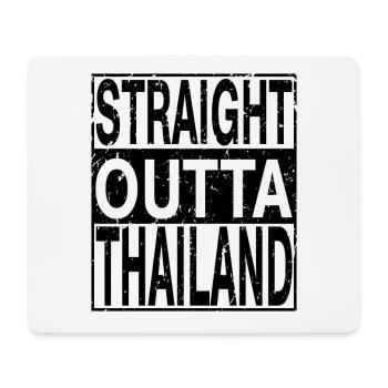 Thaïlande Straight outta Thaïlande - Tapis de souris (format paysage) - blanc - Devant
