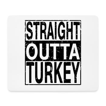 Türkei Straight outta Türkei - Mousepad (Querformat) - Weiß - Vorne
