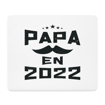 Papa en 2022 - Tapis de souris (format paysage) - blanc - Devant