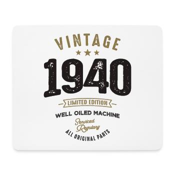 Jahrgang 1940 82. Geburtstag - Mousepad (Querformat) - Weiß - Vorne