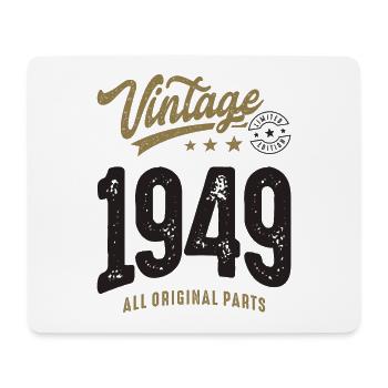 Jahrgang 1949 73. Geburtstag - Mousepad (Querformat) - Weiß - Vorne