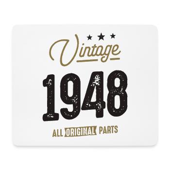 Millésime 1948 74e anniversaire - Tapis de souris (format paysage) - blanc - Devant