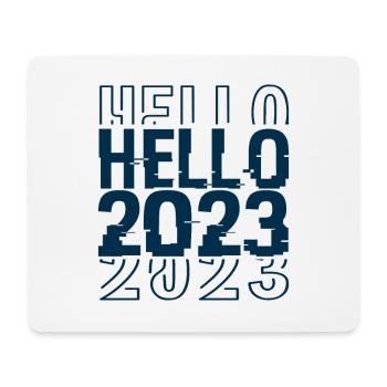 hello 2023 - Tapis de souris (format paysage) - blanc - Devant