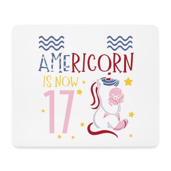 Cette Americorn est maintenant 17 Unicorn Pony 4. - Tapis de souris (format paysage) - blanc - Devant