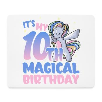 It's my 10th magical birthday - Mouse Pad (horizontal) - white - Front